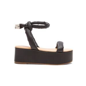 MM6 Maison Martin Margiela platform sandals black sz 37